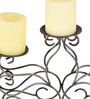 Silver Table Metal Candle Holder