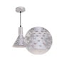 Hercules Rustic Silver Metal Hanging Light
