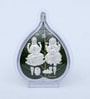 Silver Lakshmi And Ganesha Frame