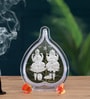 Silver Lakshmi And Ganesha Frame