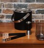 Silver Luxe 306 Food Grade Stainless Steel Black Ice Bucket