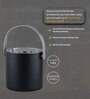 Silver Luxe 306 Food Grade Stainless Steel Black Ice Bucket