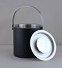 Silver Luxe 306 Food Grade Stainless Steel Black Ice Bucket