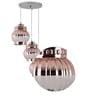 Silver Metal 3 Light Cluster Hanging Lights