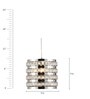 Barlow Silver Metal Hanging Light