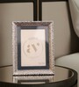 Silver Metal Hammered Luxe Wall And Tabletop Photo Frame 4X6Inches