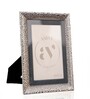 Silver Metal Hammered Luxe Wall And Tabletop Photo Frame 4X6Inches