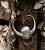 Silver Metal Loki Keychain