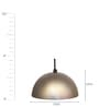 Haytham Silver Metal Hanging Light