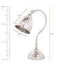 Silver Metal Table Lamp