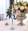 Silver Metal Taper Candle Holder