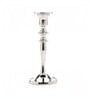 Silver Metal Taper Candle Holder