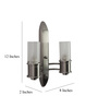 Miler Silver Metal Wall Sconces