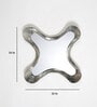 Silver Metal Way Decorative Mirror