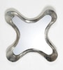 Silver Metal Way Decorative Mirror