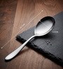 Set of 2 Silver Mirror Serving Spoons