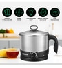 Silver Multi-Purpose Electric Kettle with Egg Boiler Rack