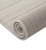 Silver Plain Solids Wool 6 x 9 Feet Machine Made Carpet