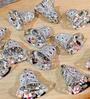 Silver Plastic (Pack of 12) Christmas Tree Hanging Bells