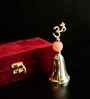 Silver-Plated Shuddh Om Ghanti Temple Bell