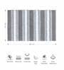 Silver Polyester 32X20 Inches Anti-Skid  Bath Mat