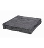 Silver Solid Polyester 20x20 Inches Floor Cushion