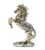 Silver Polyresin Promo Jumping Horse Showpiece