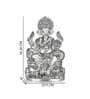 Silver Resin The Royale 35 Inch Religious Idol (1 Pc)