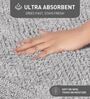 Silver Reversible Cotton Bathmat (50x80 cm)