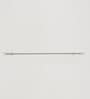 Silver Satin Stainless Steel Curtain Rod (36 -66 Inch) With Bracket