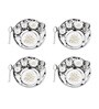 Royal Daisy Heavy Gauge Stainless Steel Dinner Set