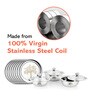 Heavy Gauge Stainless Steel Laser Design Dinner Set