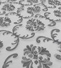 Grey Traditional Polyester 5 Ft Sheer Eyelet Window Curtains (Set of 2)