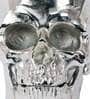 Silver Skull Aluminium Table Accent