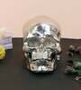 Silver Skull Aluminium Table Accent