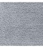 Silver Solid Polyester 24x16 Inches AntiSkid Bath Mat