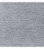 Silver Solid Polyester 28x20 Inches Anti Skid Bath Mat
