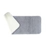 Silver Solid  Polyester 59 x 24 Inches Anti-skid Bath Mats