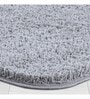 Silver Solid  Polyester 59 x 24 Inches Anti-skid Bath Mats