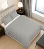 Silver Solid 400 TC Cotton Double Sized Duvet Cover