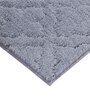 Silver Solid MicroFibre 14x10 Inches Antiskid Bath Mats