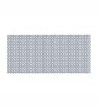 Silver Solid PVC 32x14 Inches Antiskid Shower Bath Mat
