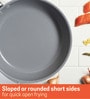 Anzen 11 Inch Ceramic Coated Grey Aluminium Frying Pan