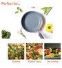 Anzen 10.2 Inch Ceramic Coated Grey Aluminium Frying Pan