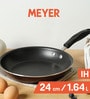 Merlot 9.4 Inch Black Aluminium Frying Pan