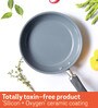 Anzen 10.2 Inch Ceramic Coated Grey Aluminium Frying Pan