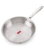 Dreamer 16.7 Inch Silver Stainless Steel Frying Pan with Lid
