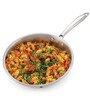 Dreamer 16.7 Inch Silver Stainless Steel Frying Pan with Lid