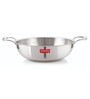 Tenacity 2 Ltrs Induction Friendly Silver Stainless Steel Kadhai