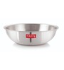 Kale 3 Ltrs Induction Friendly Silver Stainless Steel Kadhai Kale 3 Ltrs Induction Friendly Silver Stainless Steel Kadhai
